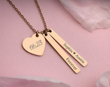 Įkelti vaizdą į galerijos rodinį, Kaklo papuošalas su Jūsų tekstu