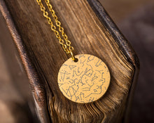 Įkelti vaizdą į galerijos rodinį, Pakabukas su unikaliu žvaigždėlapiu