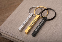 Įkelti vaizdą į galerijos rodinį, Raktų pakabukas su Jūsų tekstu