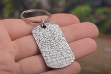 Įkelti vaizdą į galerijos rodinį, Raktų pakabukas su žvaigždžių žemėlapiu ir graviravimu