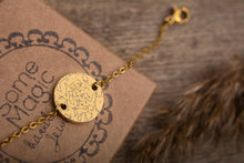 Įkelti vaizdą į galerijos rodinį, Apyrankė su unikaliu žvaigždėlapiu bei graviūra