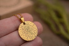 Įkelti vaizdą į galerijos rodinį, Pakabukas su unikaliu žvaigždžių žemėlapiu