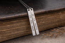 Įkelti vaizdą į galerijos rodinį, Kaklo papuošalas su Jūsų tekstu