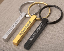 Įkelti vaizdą į galerijos rodinį, Raktų pakabukas su Jūsų tekstu