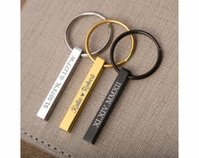 Įkelti vaizdą į galerijos rodinį, Raktų pakabukas su Jūsų tekstu