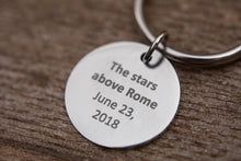 Įkelti vaizdą į galerijos rodinį, Raktų pakabukas su žvaigždėlapiu ir mėnuliu