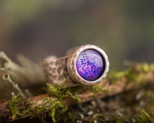 Įkelti vaizdą į galerijos rodinį, Reguliuojamo dydžio žiedas "Levandos"