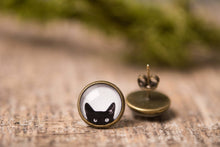 Įkelti vaizdą į galerijos rodinį, Auskarai vinukai "Katė"