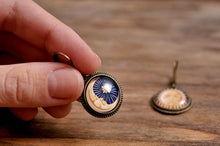 Įkelti vaizdą į galerijos rodinį, Auskarai "Mėnulis ir saulė"