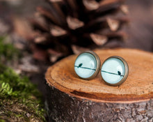 Įkelti vaizdą į galerijos rodinį, Auskarai vinukai "Paukšteliai"