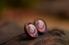 Įkelti vaizdą į galerijos rodinį, Auskarai vinukai "Mandala"