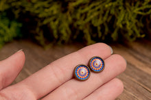 Įkelti vaizdą į galerijos rodinį, Auskarai vinukai "Mandala"