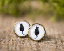 Įkelti vaizdą į galerijos rodinį, Auskarai vinukai "Katė"